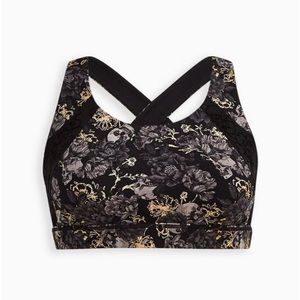 Low-Impact Wireless Mix Media Active Sports Bra